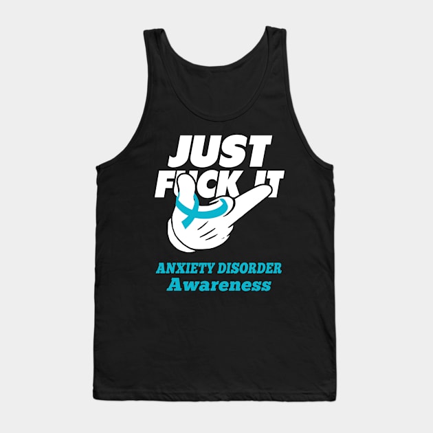 Anxiety Disorder Syndrome Awareness Warrior Support Anxiety Disorder Syndrome Gifts Tank Top by ThePassion99